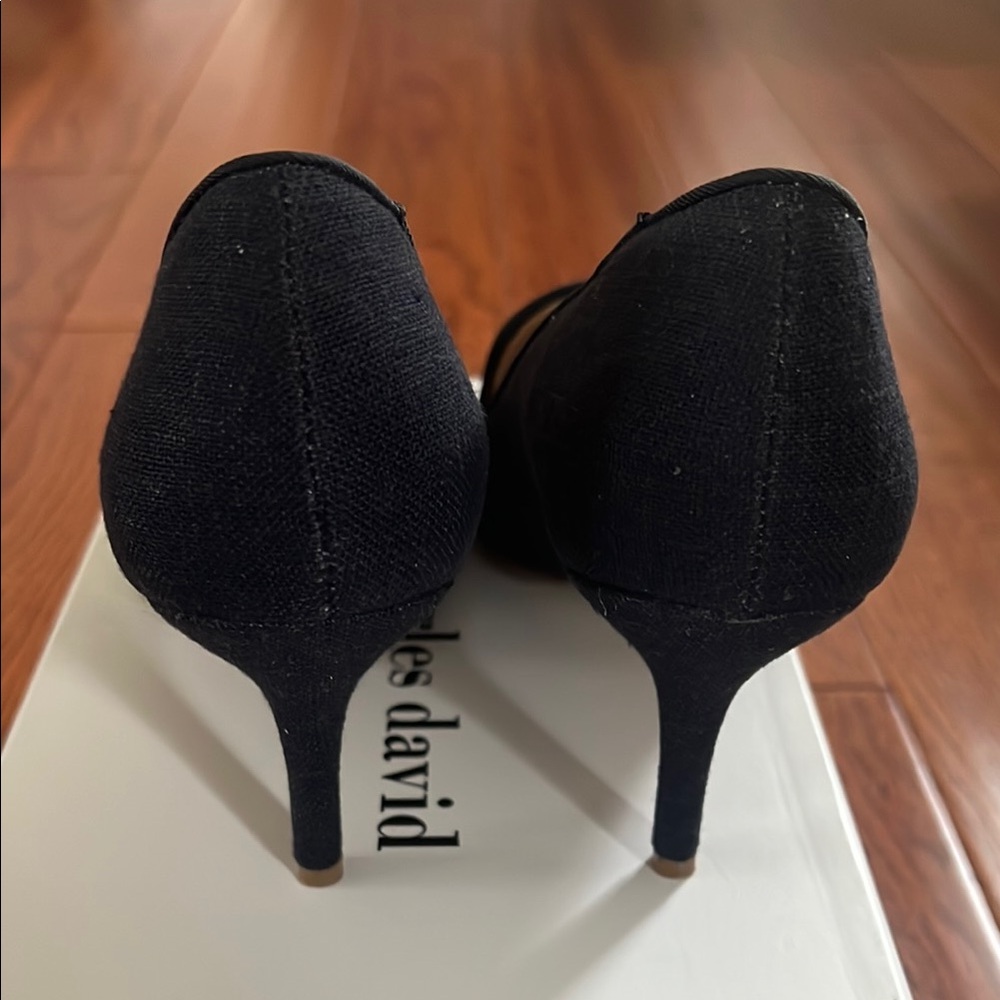 Charles David Amari Blue Pointed-Toe Heels - Picture 4 of 10
